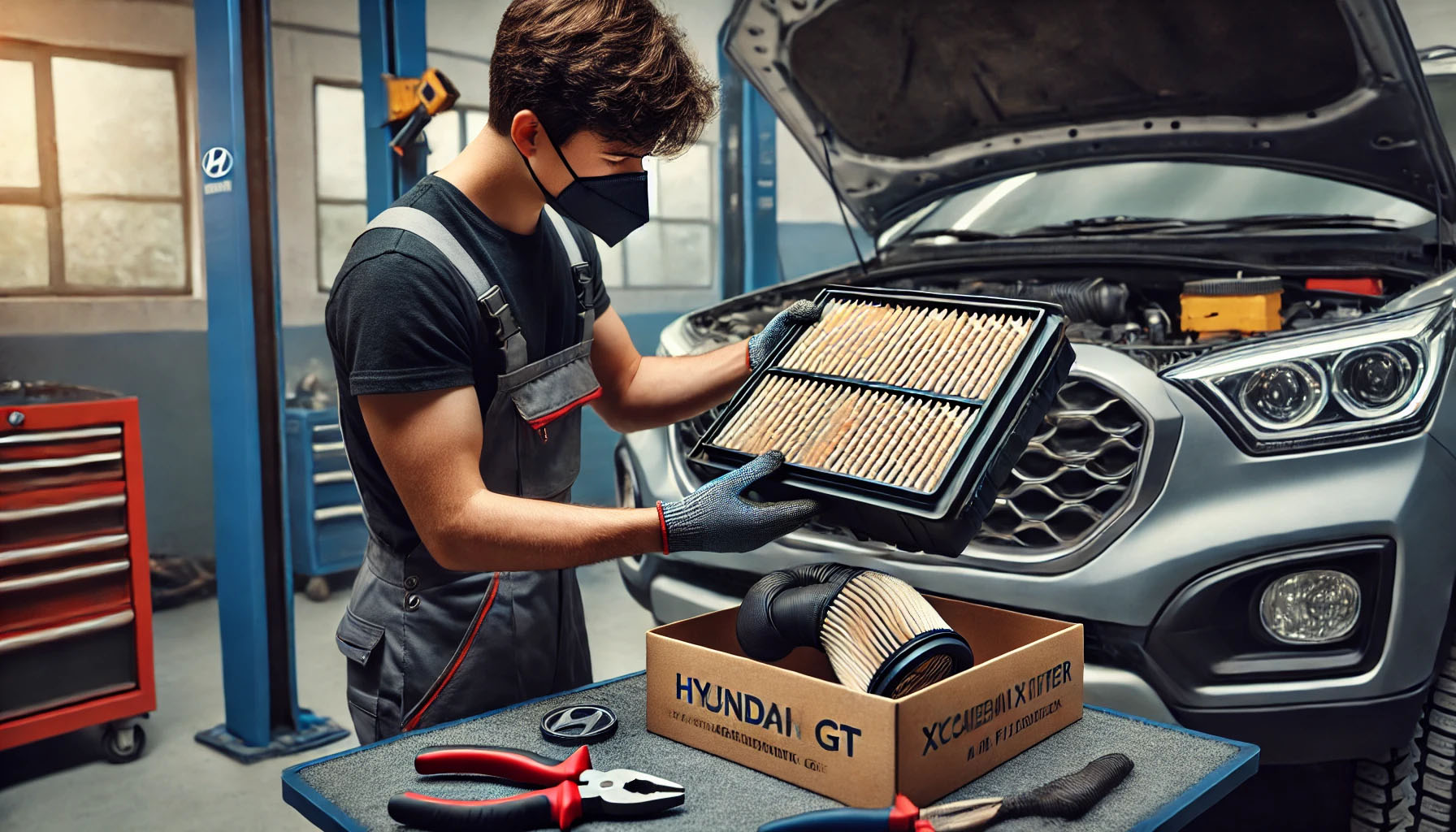 lọc gió đầu kéo Hyundai Xcient GT