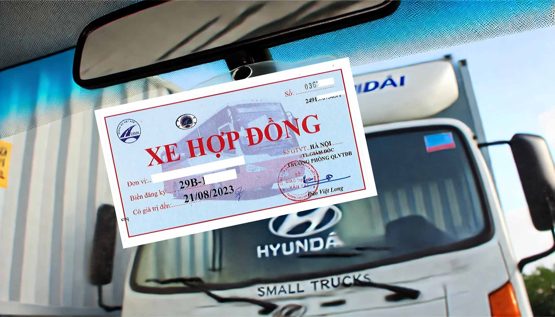 Phù hiệu xe container là gì