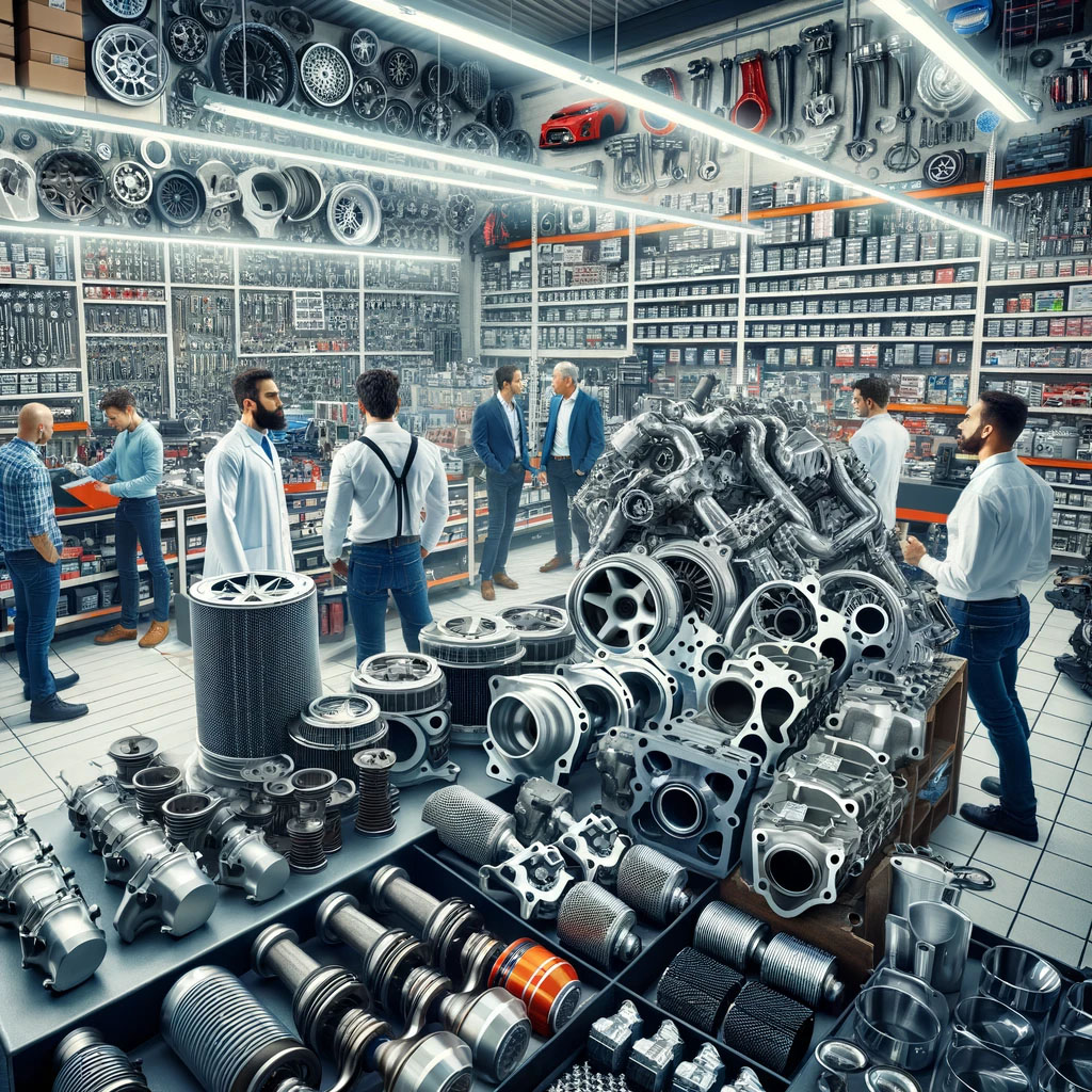 buôn bán phụ tùng ô tô