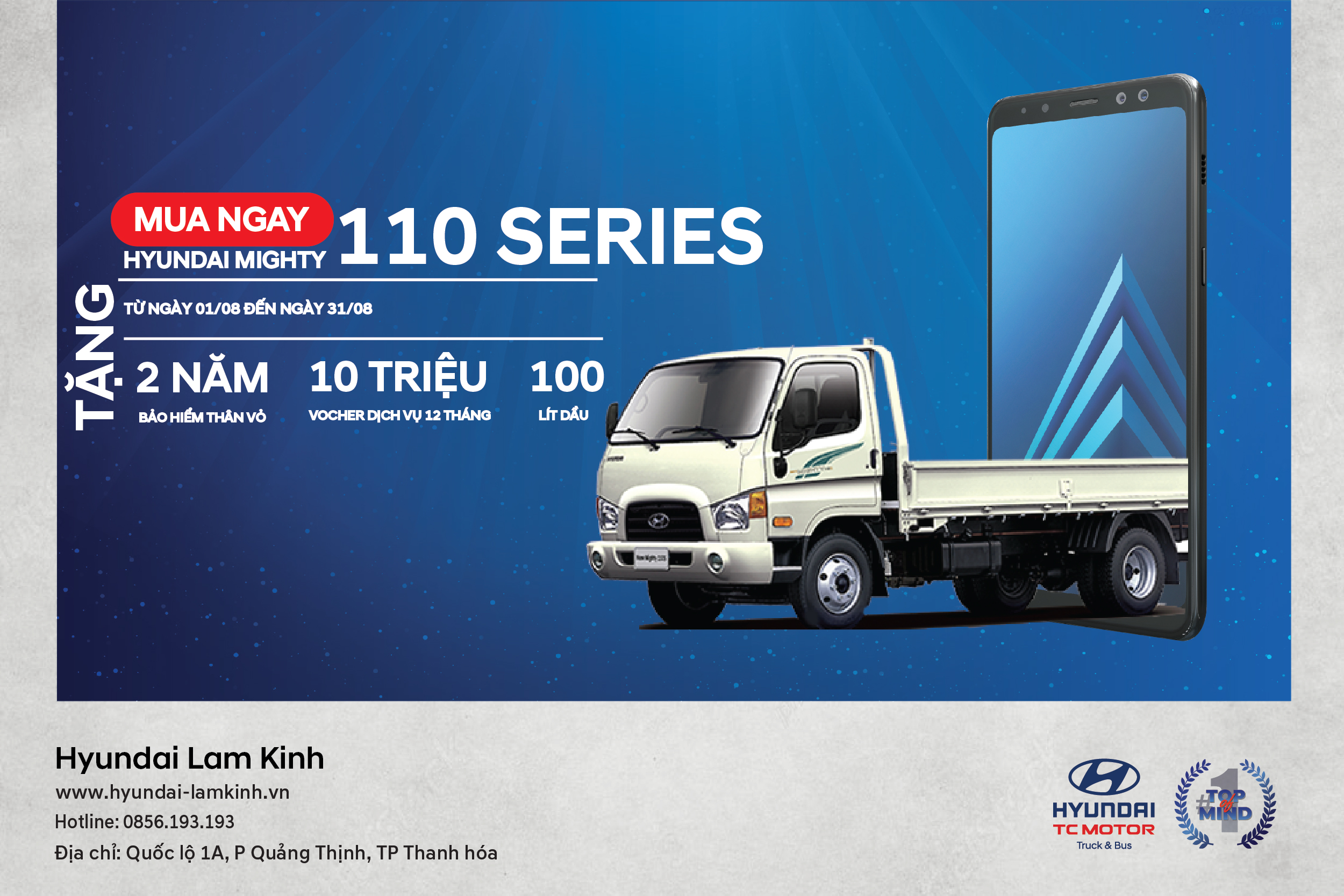 chương trình khuyến mại hyundai lam kinh