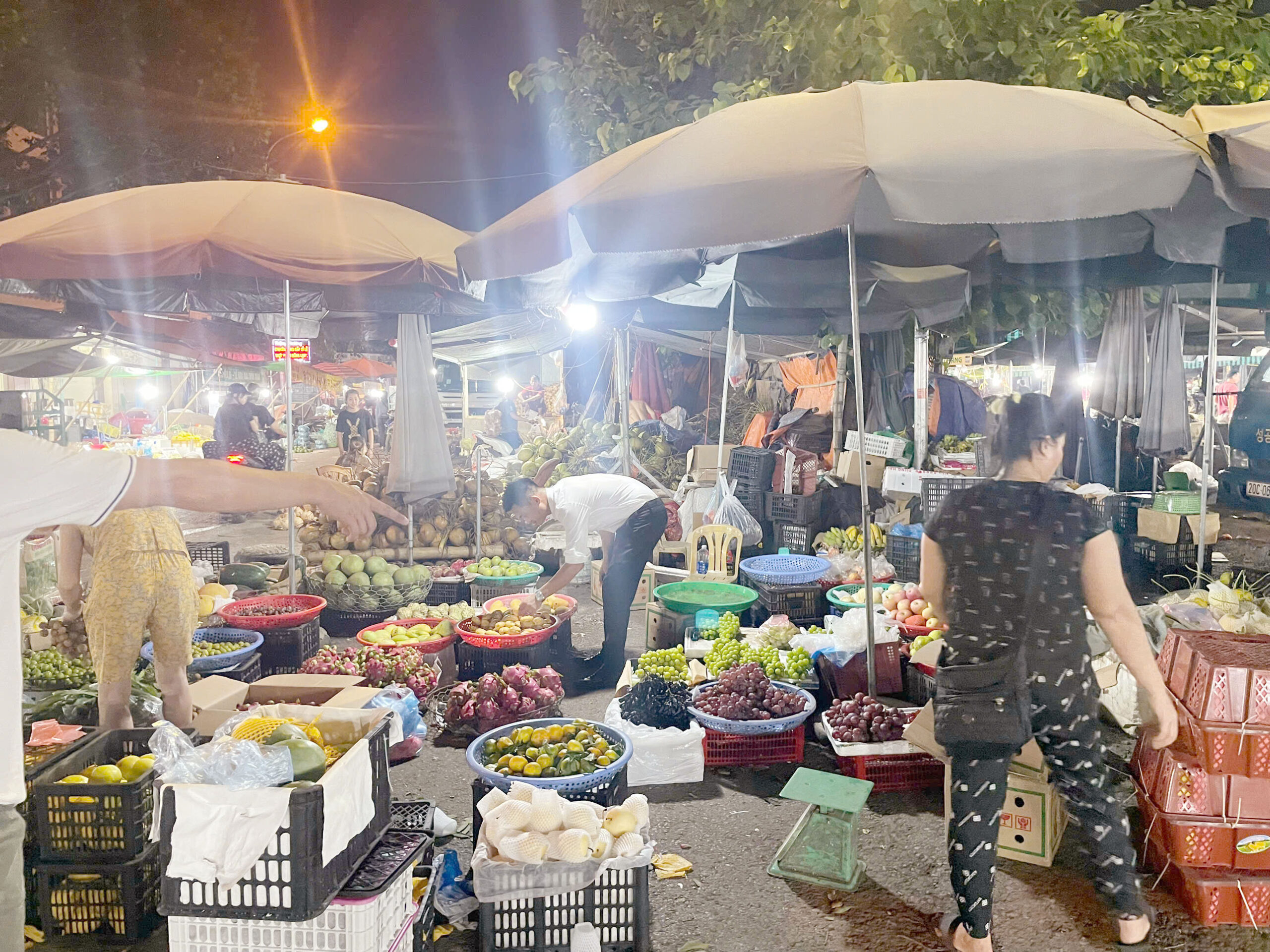 trưng bày xe tại chợ đầu mối thanh hóa