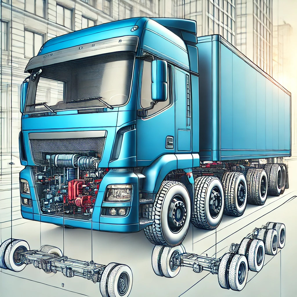 xe tải 2 chân là gì