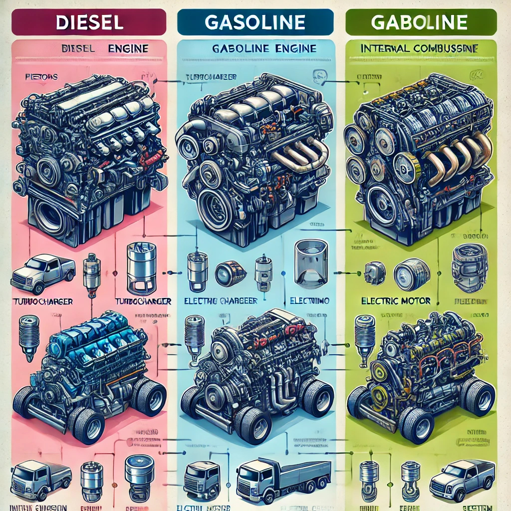 động cơ xe tải