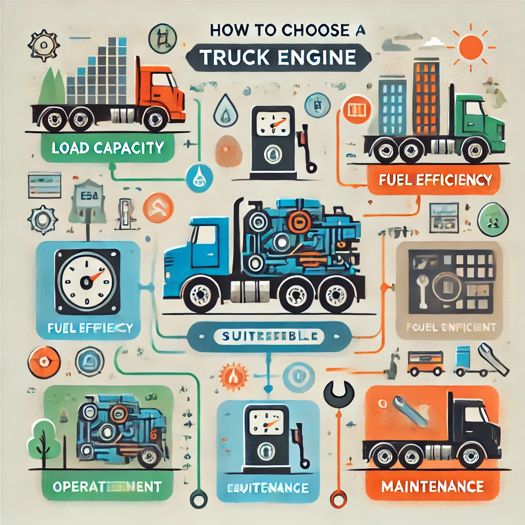 động cơ xe tải